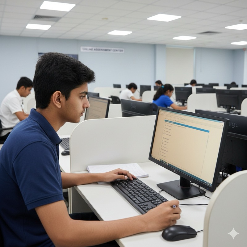 10th class student learning with a tablet
